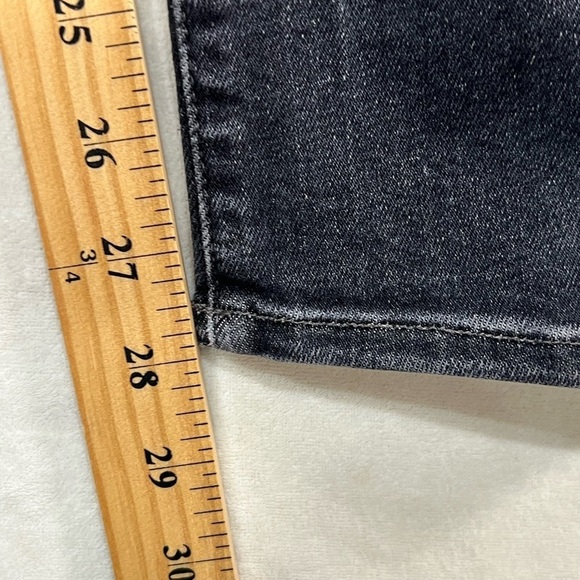 Mother Jeans 26 Tippy Top Looker Black Vintage Wash Stretch Jeans Made in USA - Picture 11 of 12